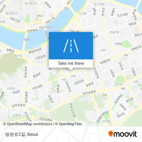 법원로2길 map