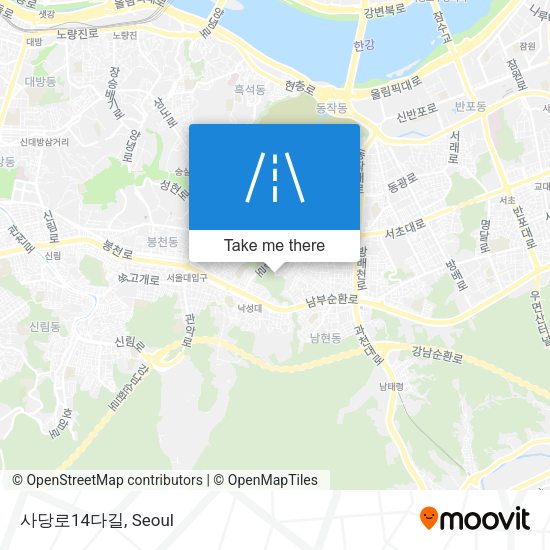 사당로14다길 map