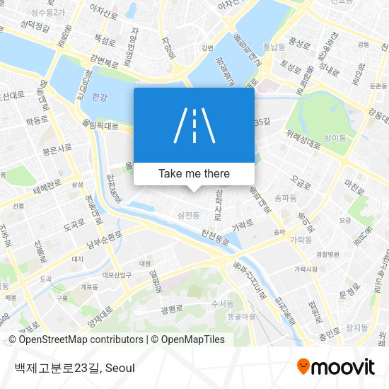 백제고분로23길 map