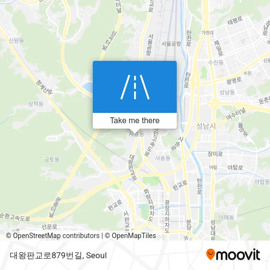 대왕판교로879번길 map