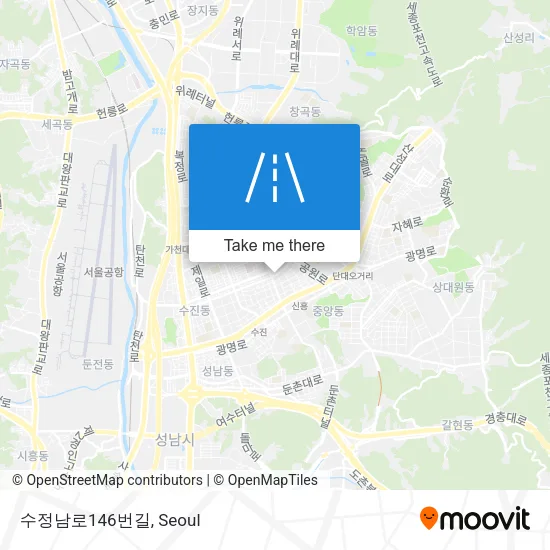 수정남로146번길 map