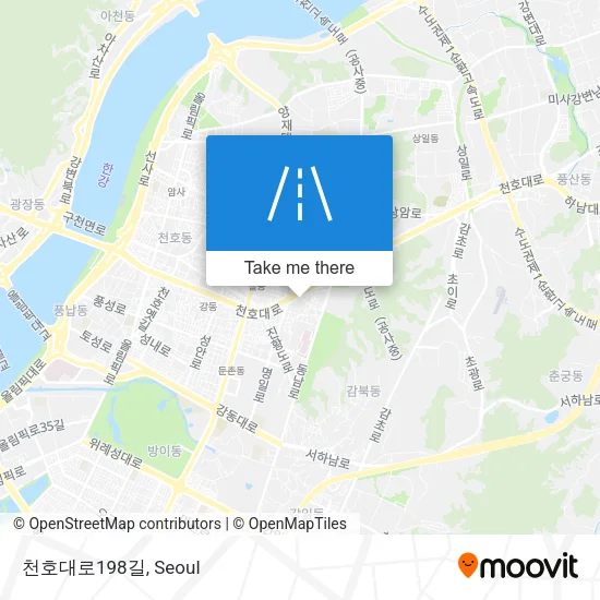 천호대로198길 map