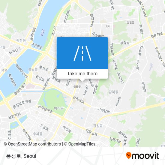 풍성로 map