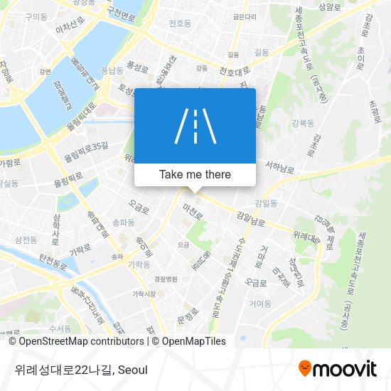 위례성대로22나길 map