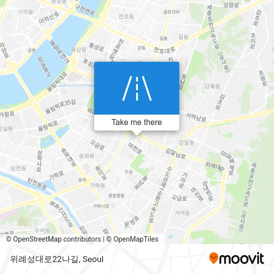 위례성대로22나길 map
