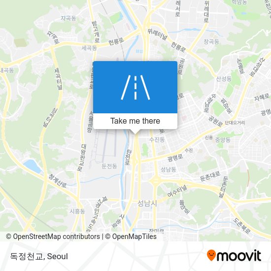 독정천교 map