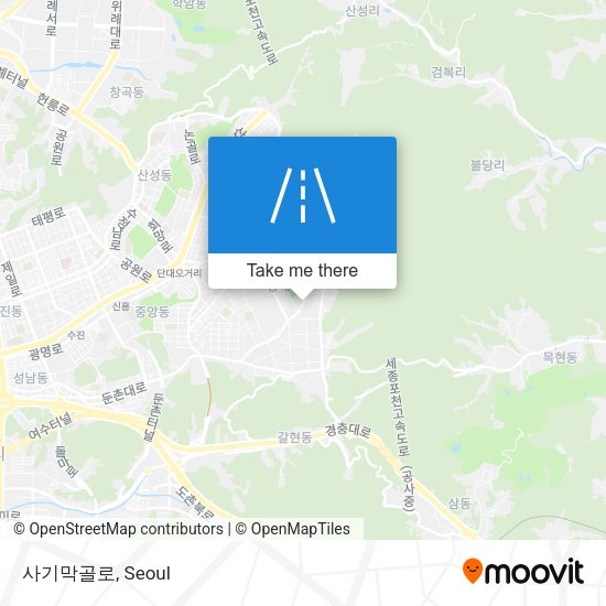 사기막골로 map