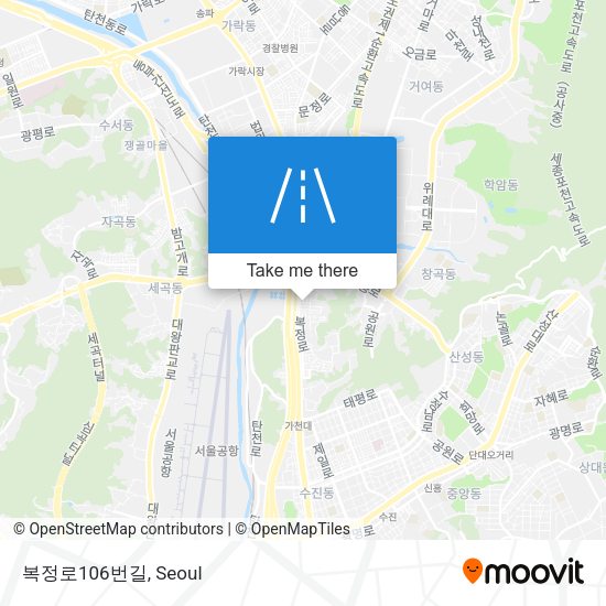 복정로106번길 map
