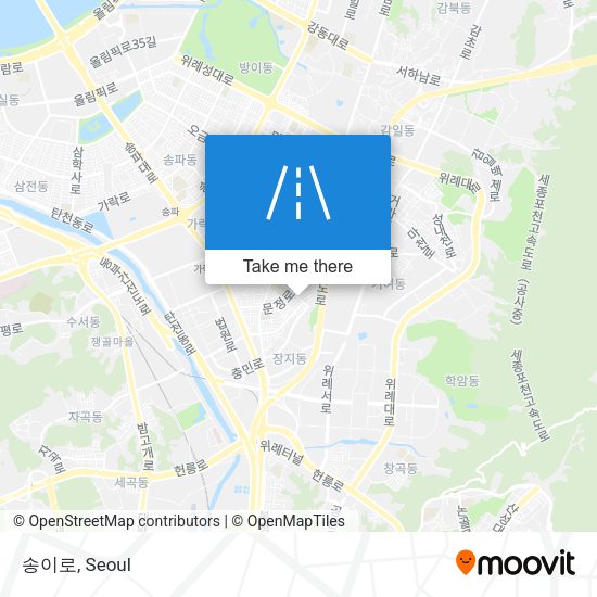 송이로 map