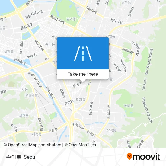 송이로 map
