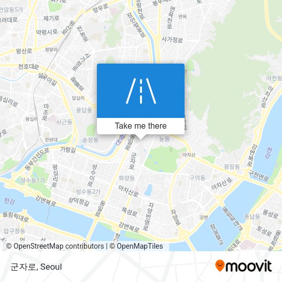 군자로 map