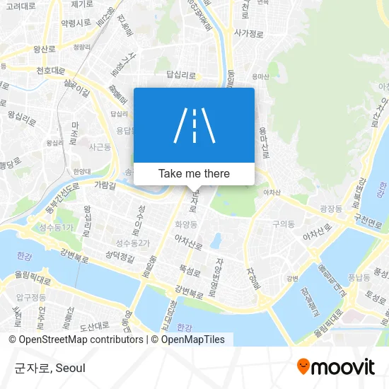 군자로 map