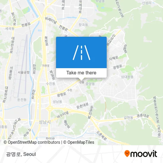 광명로 map