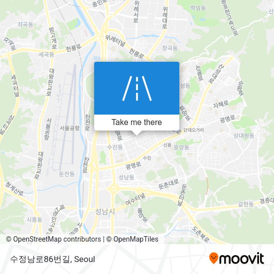 수정남로86번길 map