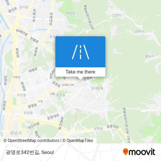 광명로342번길 map