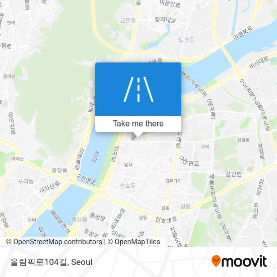 올림픽로104길 map