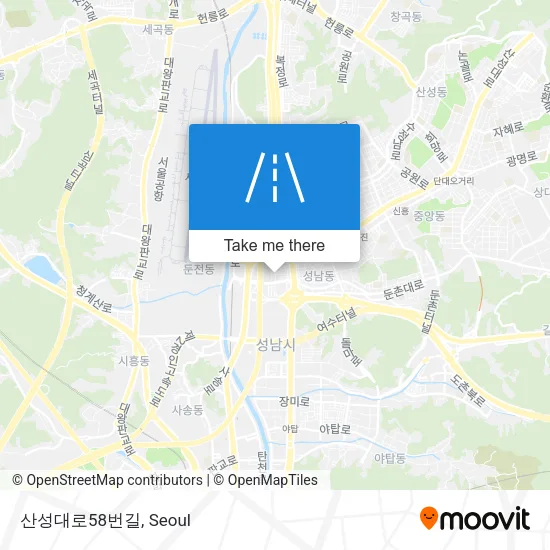 산성대로58번길 map