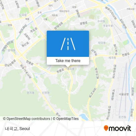 내곡교 map