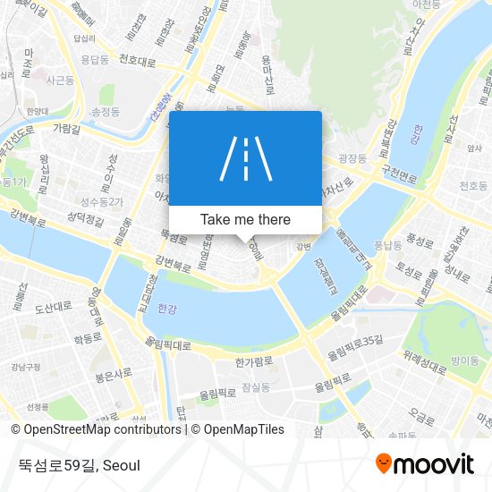 뚝섬로59길 map