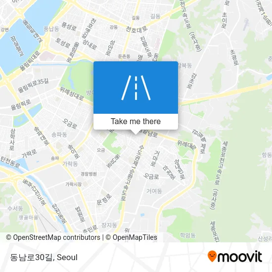 동남로30길 map