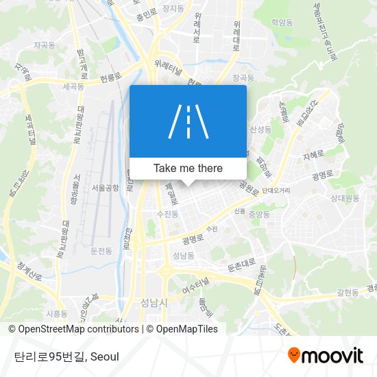 탄리로95번길 map