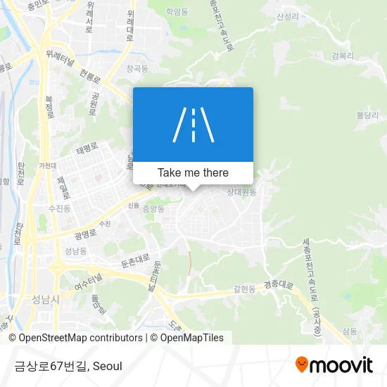 금상로67번길 map