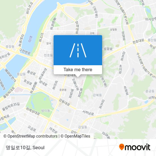 명일로10길 map
