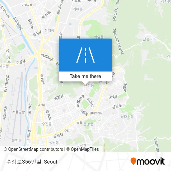 수정로356번길 map