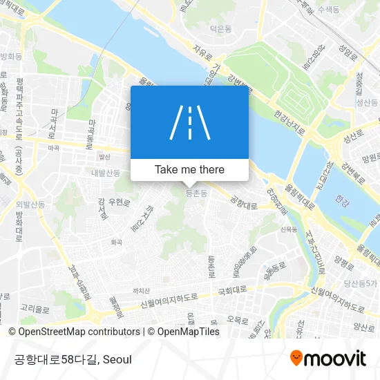공항대로58다길 map