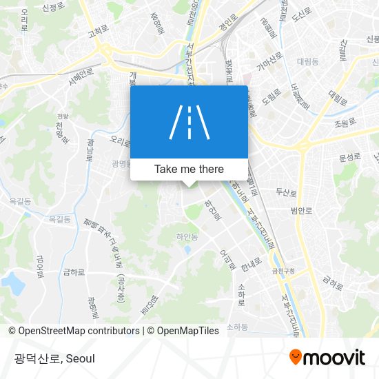 광덕산로 map