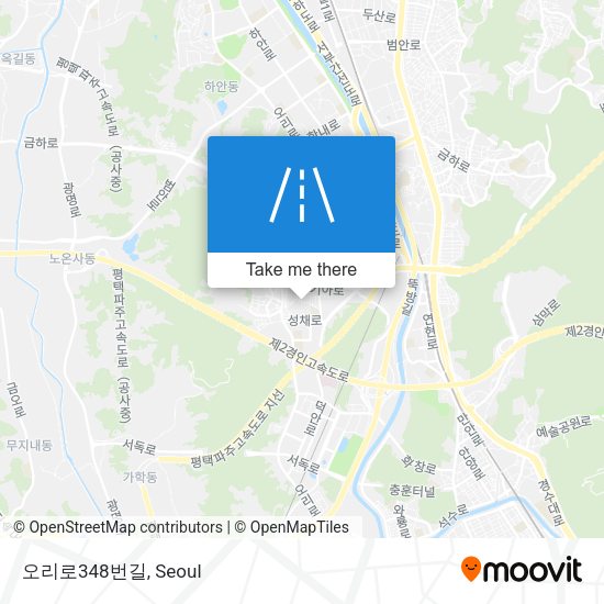 오리로348번길 map