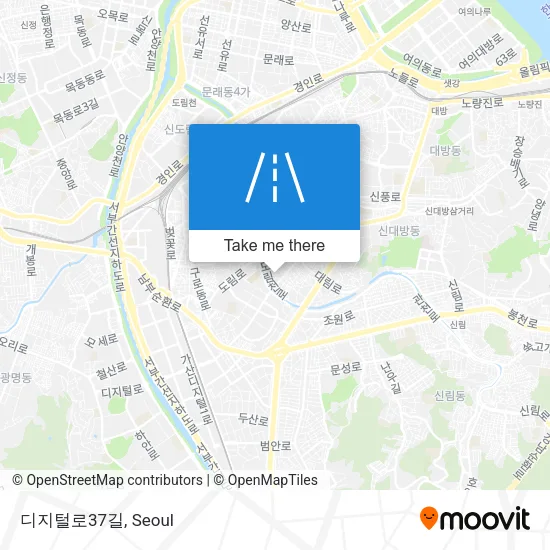 디지털로37길 map