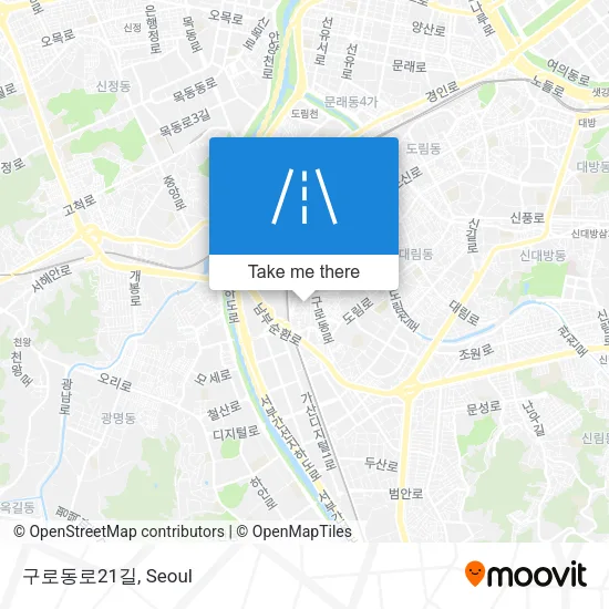 구로동로21길 map