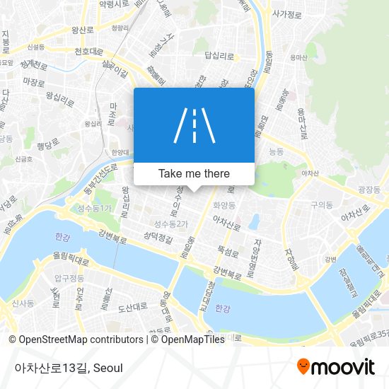 아차산로13길 map