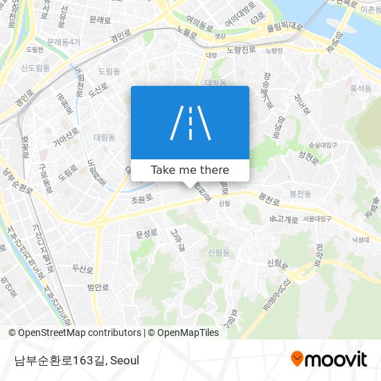 남부순환로163길 map