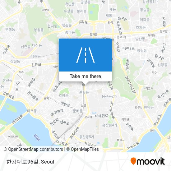 한강대로96길 map