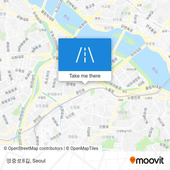 영중로8길 map