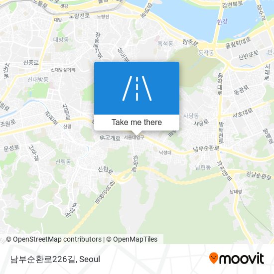 남부순환로226길 map