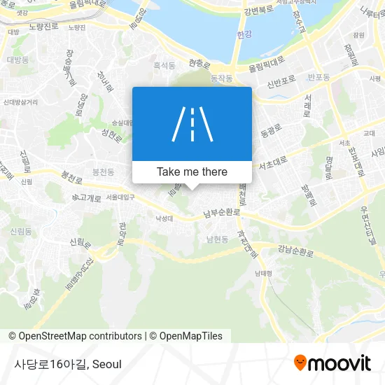 사당로16아길 map
