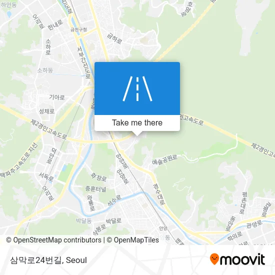 삼막로24번길 map
