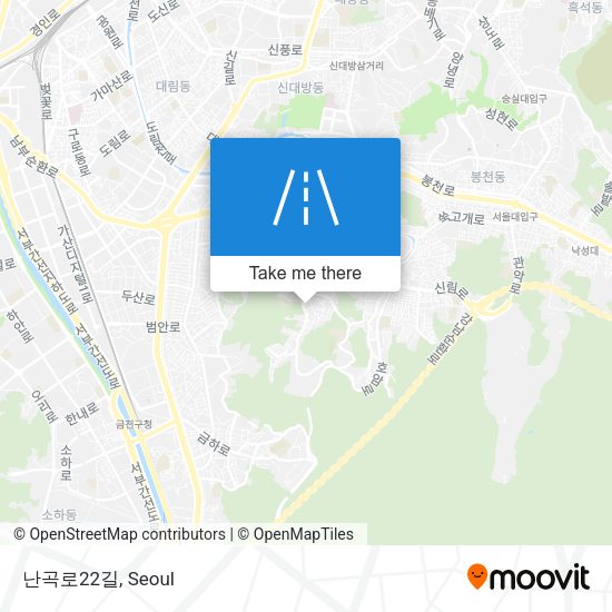 난곡로22길 map