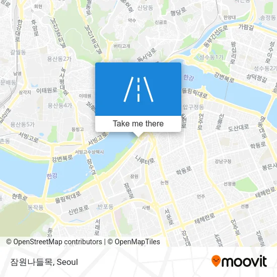 잠원나들목 map