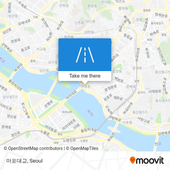 마포대교 map