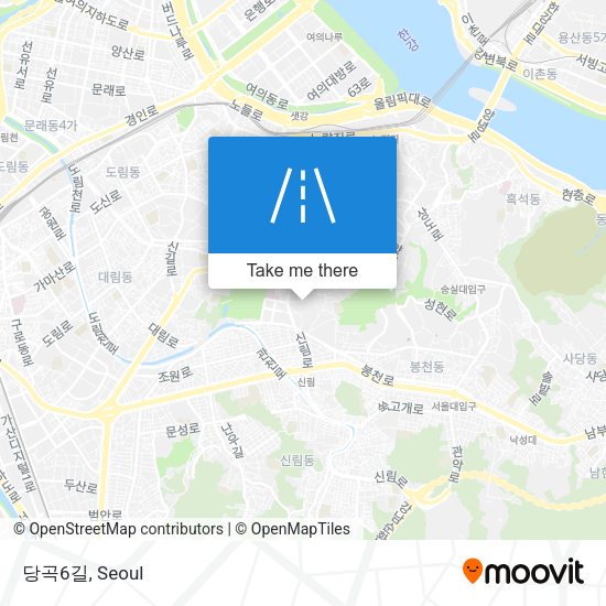 당곡6길 map