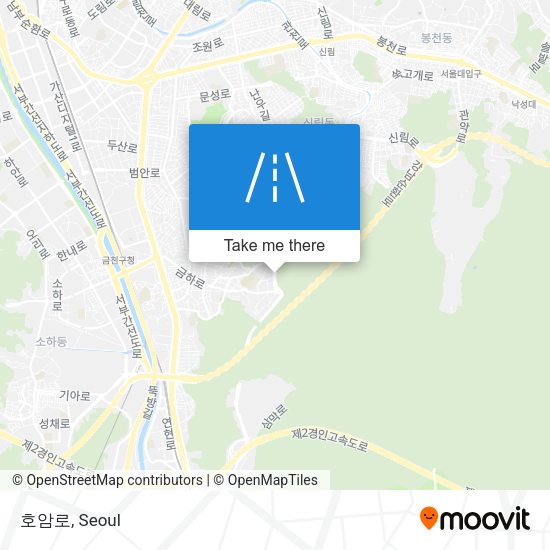호암로 map