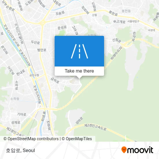 호암로 map