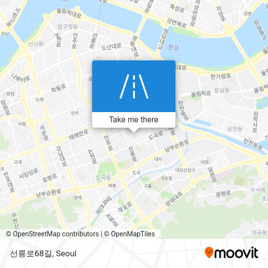 선릉로68길 map