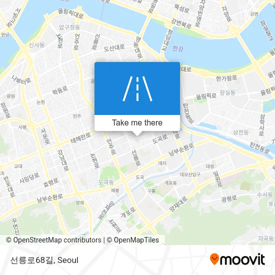 선릉로68길 map