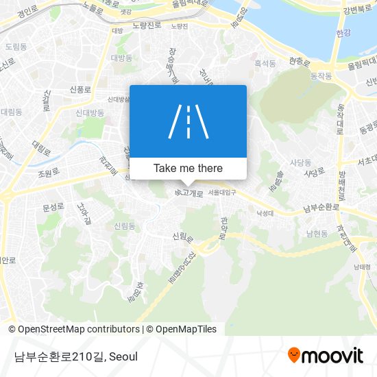 남부순환로210길 map
