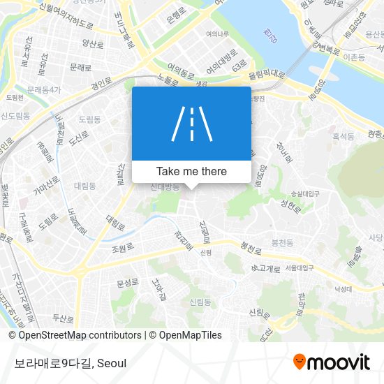 보라매로9다길 map